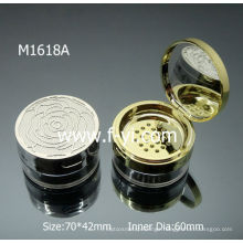 Luxury Golden Rose Design Loose Powder Container